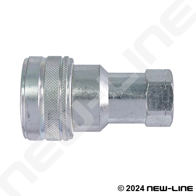 Steel Hydraulic 7241-1B Coupler x Female NPT (-10 and Up)