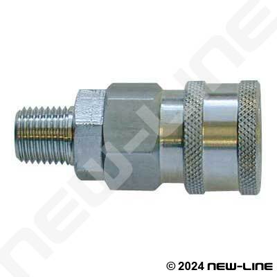 Stainless Steel Male BSPT x Japanese Quick Connect Coupler