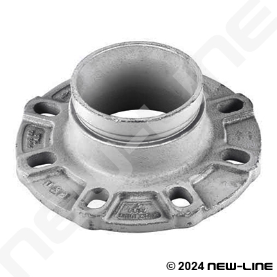 Galvanized Grooved x ANSI 125/150# Universal Flange Adapter