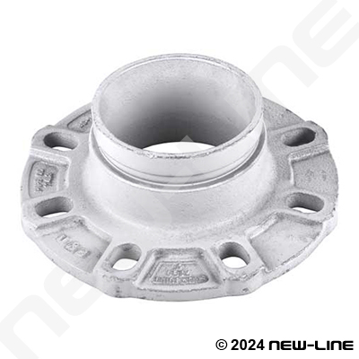 SS304 Grooved X ANSI 125/150# Universal Flange Adapter
