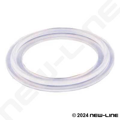 Platinum Cured Clear Silicone Tri-Clamp Gasket