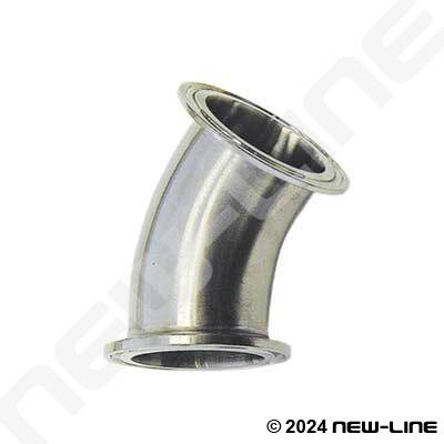 304 Stainless Steel Tri-Clamp Elbow 45°
