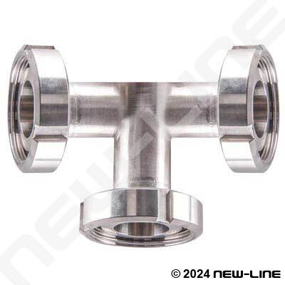 304 Stainless Din Female Liner Branch Tee