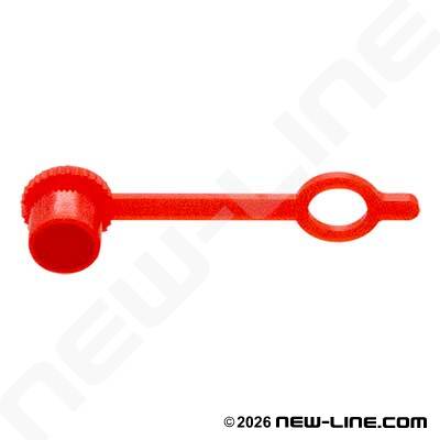 Plastic Grease Nipple Cap with Anchor