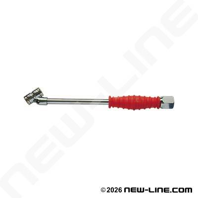Dual Foot Chuck With Shut-Off - 10" Long