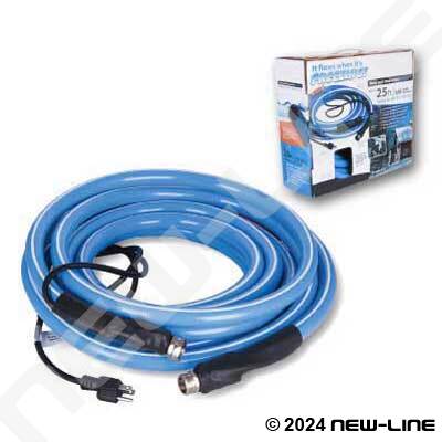 Heated Garden Hose Water Line/Garden Hose Thread &120V Plug