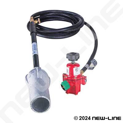 Propane Torch Kit with Regulator & QCC Thread Connection