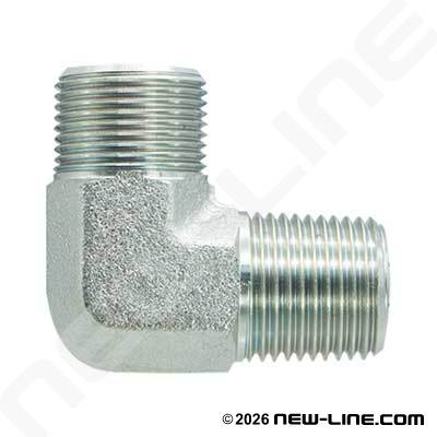 Metric Tube X Male BSPT 90° (Body Only)