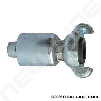 Universal Hose End with Staked Ferrule