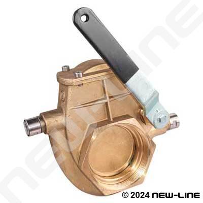 Brass Quick Opening Lever Gate Valve with Heatable Bolt