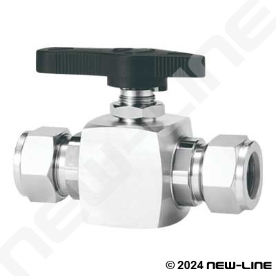 Dual-Lok Stainless Steel Tube Compression Ball Valve