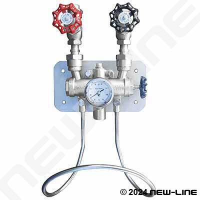 Manual Water & Steam Mixing Station/Stainless Globe Valves