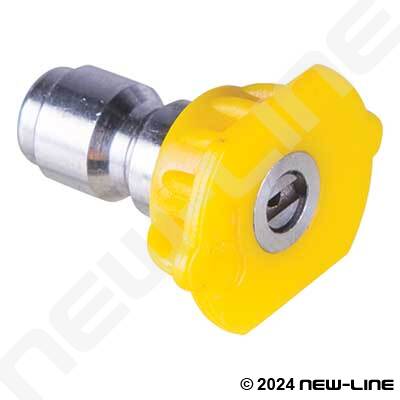 5Pcs Spray Nozzle Tip 15 Degree Yellow for Quick Disconnect Fittings 